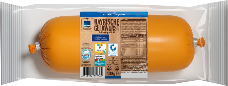 Bayrische Gelbwurst*