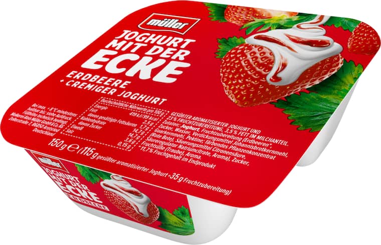 müller Joghurt mit der Ecke