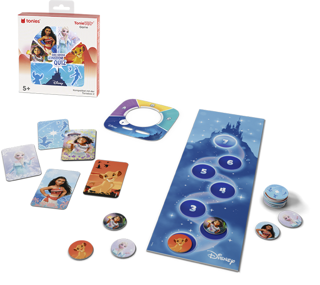 tonies Games „Entdecke mit Tonieplay® Games  eine Welt voller interaktiver  Spiele, Quizze und Abenteuer – exklusiv auf der Toniebox® 2“ 