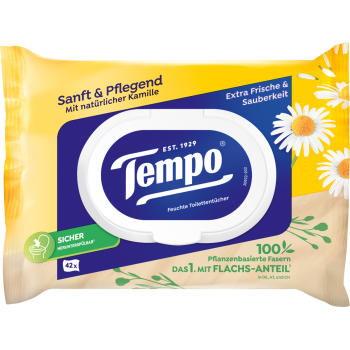 Tempo Feuchte Toilettentücher