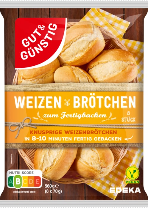 Gut&Günstig Weizen Brötchen