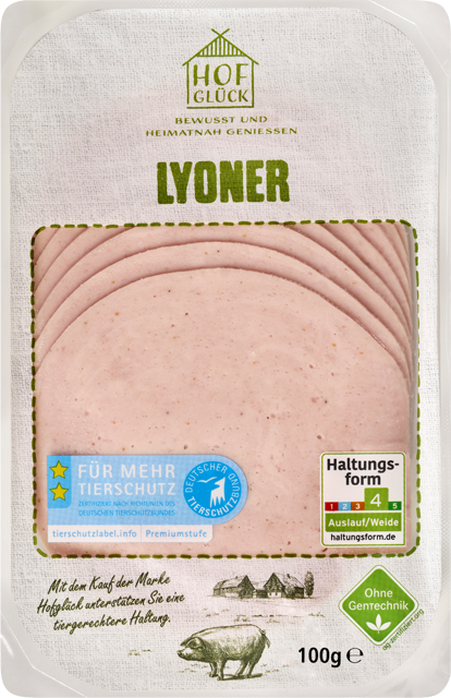 Hofglück Aufschnitt Lyoner