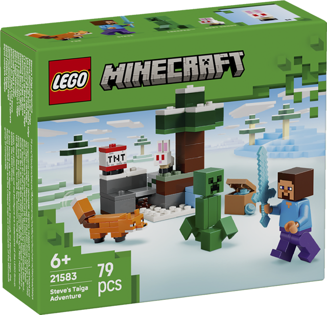 LEGO MINECRAFT Steves Abenteuer in der Taiga „21583“