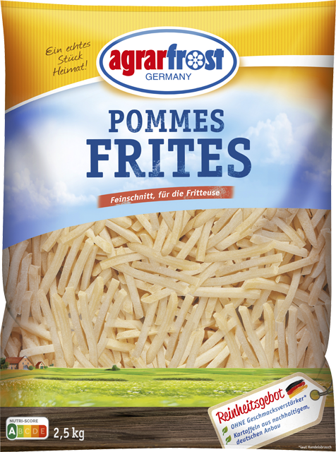 Agrarfrost Pommes Frites Feinschnitt 