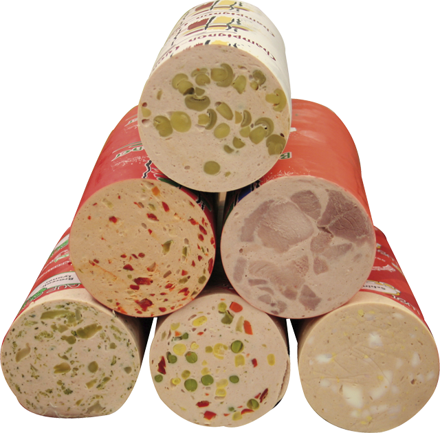 Frischwurstaufschnitt mit Bierschinken 