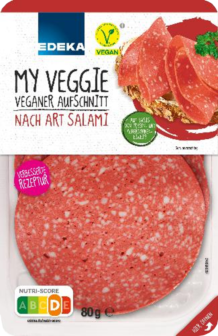 EDEKA My Veggie Aufschnitt nach Art Salami, versch. Sorten