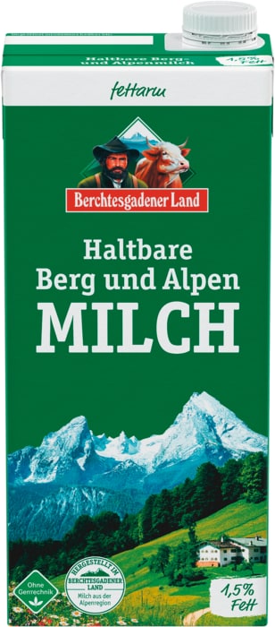 Berchtesgadener Land Haltbare Milch