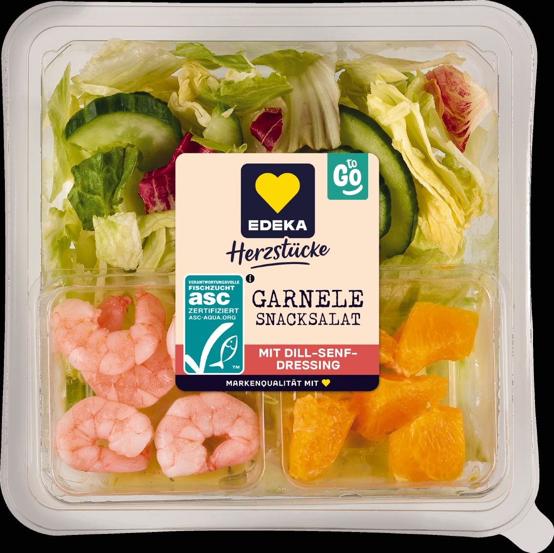 EDEKA Herzstücke Snacksalat Garnele