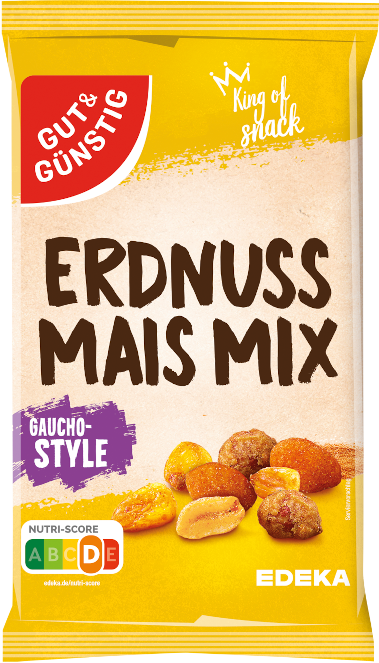 GUT&GÜNSTIG Erdnuss-Mais-Mix oder Erdnuss-Asia-Mix