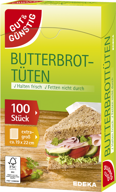 Gut & Günstig Butterbrot-Tüten