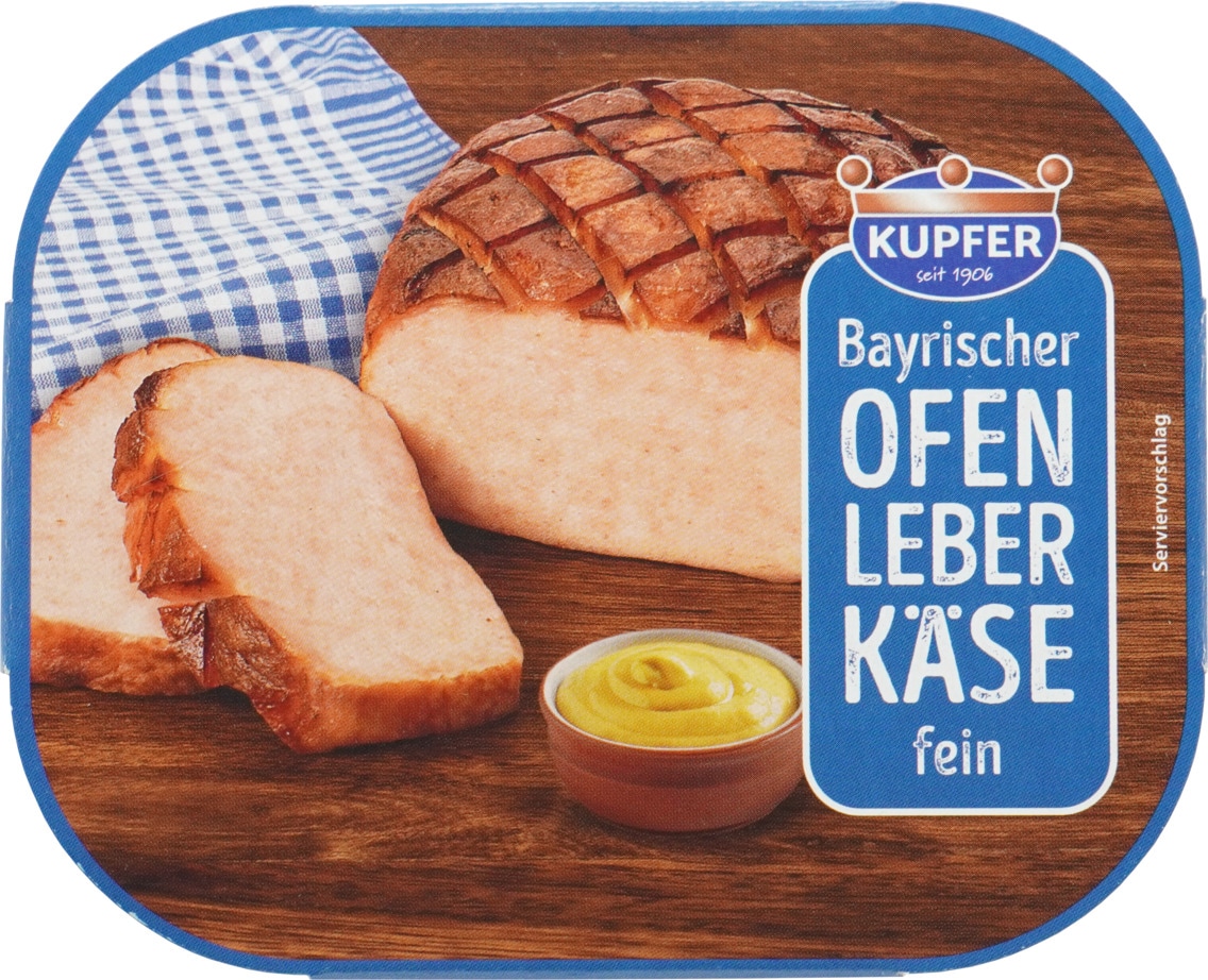 Kupfer Bayerischer Ofenleberkäse