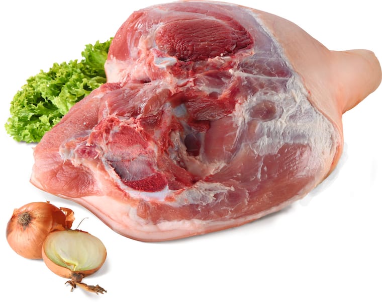 Ganzer Schweineschlegel