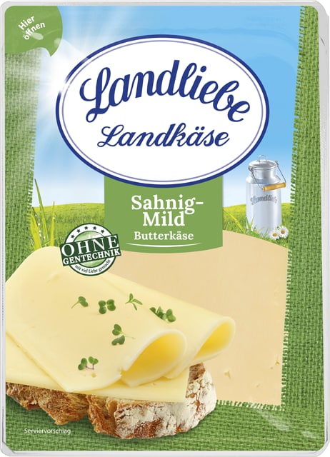 Landliebe Butterkäse oder Maasdamer 