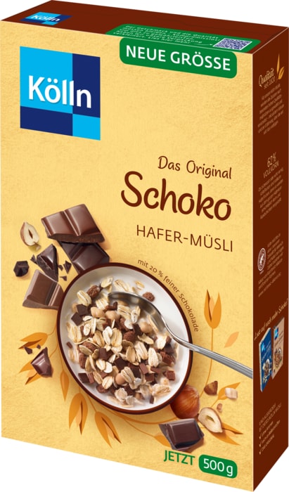 Kölln Müsli, Cerealien oder Haferkissen