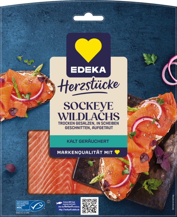 EDEKA Herzstücke Sockeye Wildlachs