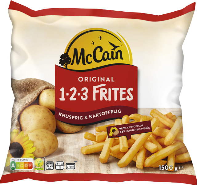 Donnerstga bis Samstag: McCain 1•2•3 Frites