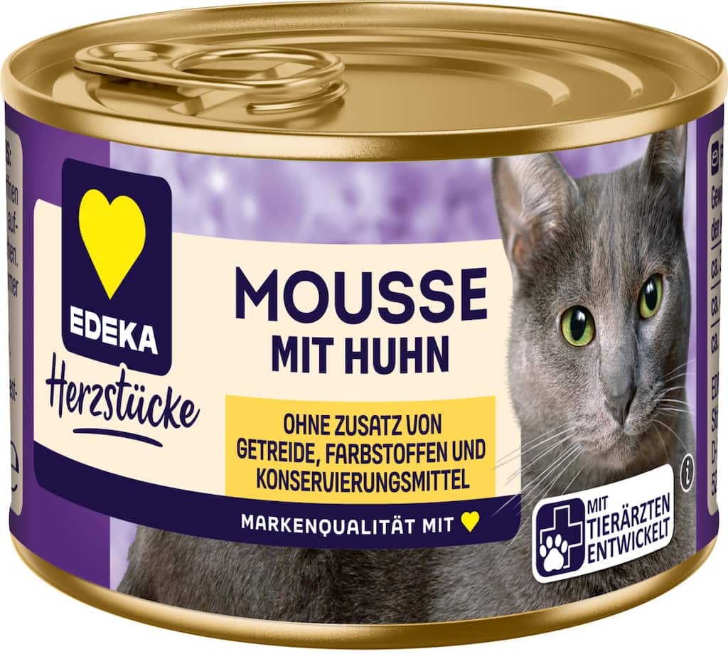 EDEKA Herzstücke Mousse Katzennahrung