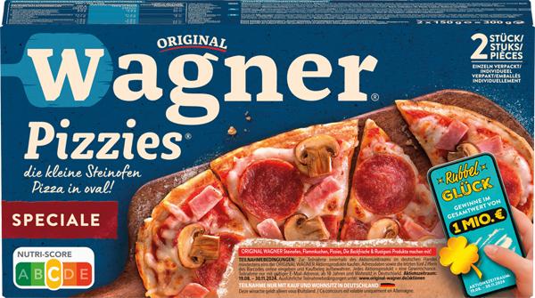 Wagner Steinofen-Pizza, -Pizzies, Flammkuchen oder Rustipani