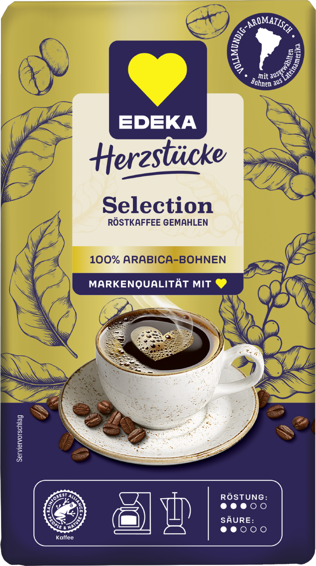 EDEKA Herzstücke gemahlener Bohnenkaffee