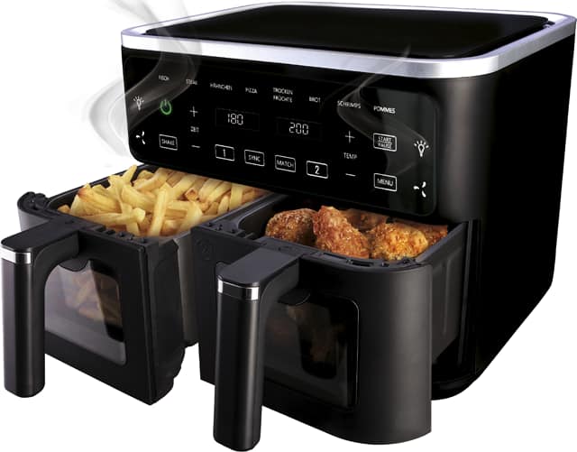 Star-Q Doppelkammer Heissluftfritteuse