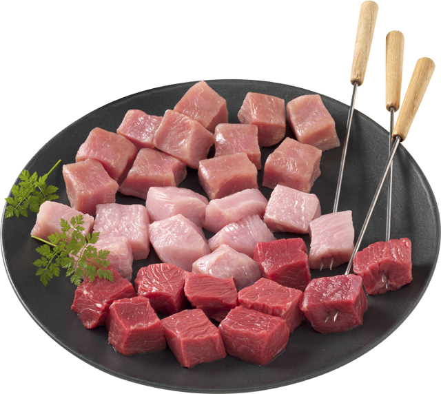 Fonduefleisch gemischt 