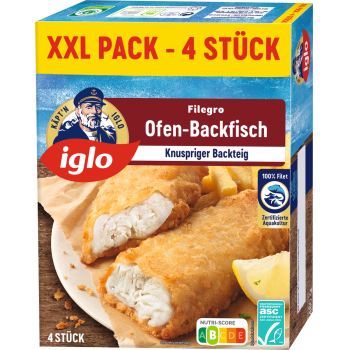 iglo Filegro XXL oder Backfischstäbchen XXL