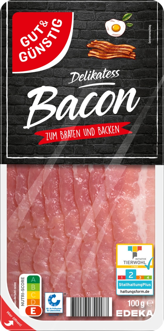 Gut & Günstig Delikatess Bacon