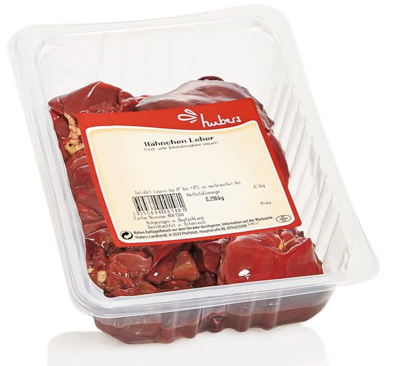 Hähnchen-Herzen*, -Mägen* oder -Leber*