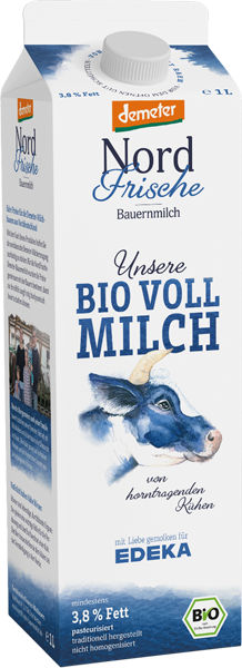 Nord Frische für EDEKA Demeter Unsere Bio-Milch