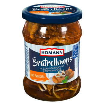 Homann Brat- oder Gabelrollmops, Bismarckhering oder Bratheringsfilets
