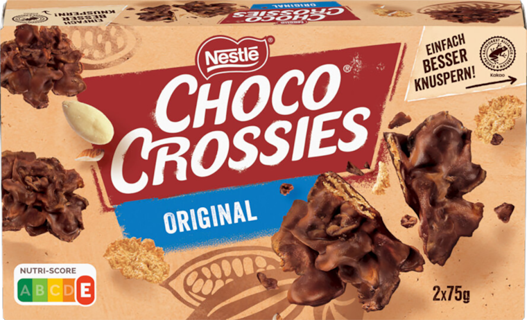Nestlé Choco Crossies oder Choclait Chips