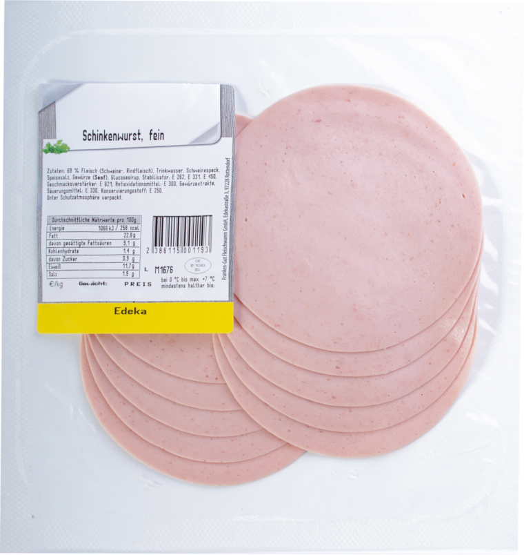 Schinkenwurst fein