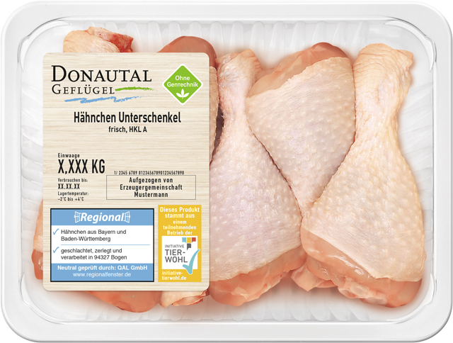 Hähnchen Unterschenkel