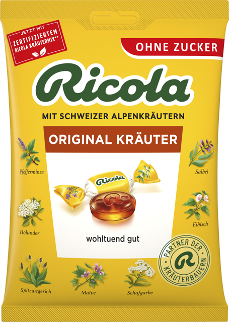 Ricola Original Kräuter ohne Zucker