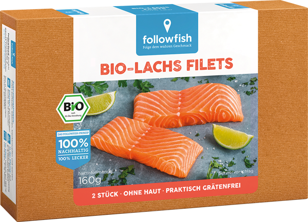 followfish Bio-Lachsfilets
