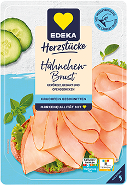 EDEKA Herzstücke Hähnchenbrust oder Kochschinken hauchfein