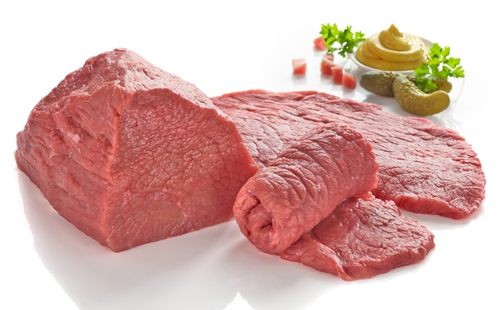Jungbullen-Rouladen ohne Füllung oder -Braten