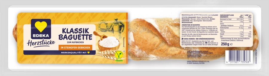 EDEKA Herzstücke Klassik Baguette