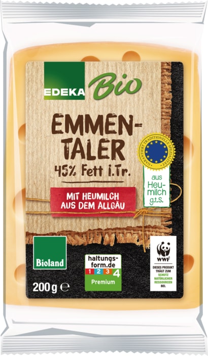 Bioland EDEKA Bio Emmentaler, Bergkäse oder Gouda