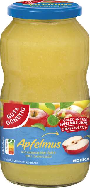 Gut & Günstig Apfelmus ohne Zuckerzusatz