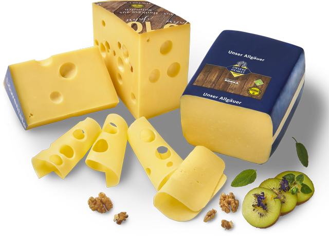 Unsere Heimat – echt & gut Unser Allgäuer Schnittkäse