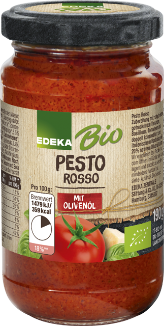 EDEKA Bio Pesto Rosso oder alla Genovese
