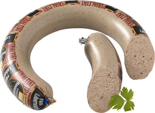 Hausmacher Spezialitäten: Leberwurst Pfälzer Art oder Blutwurst im Ring
