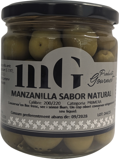 Oliva Manzanilla Sabor Natural,Oliva Manzanilla 