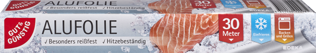 Gut & Günstig Alufolie 