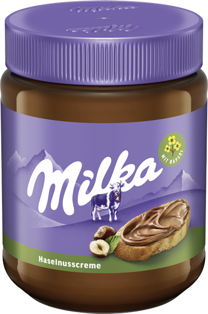 Milka Haselnusscreme 