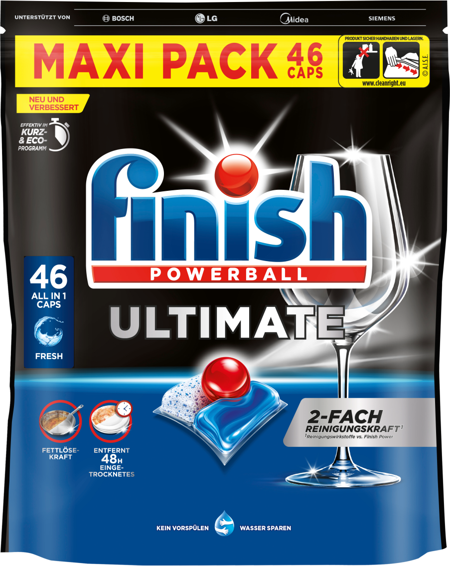Finish Maxipack Maschinengeschirrspülmittel