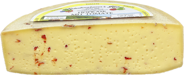 Hofkäse mit Tomate