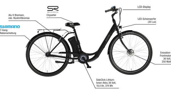 Prophete "Genießer" City-E-Bike