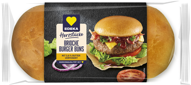 EDEKA Herzstücke Burger Buns Brioche oder Craft